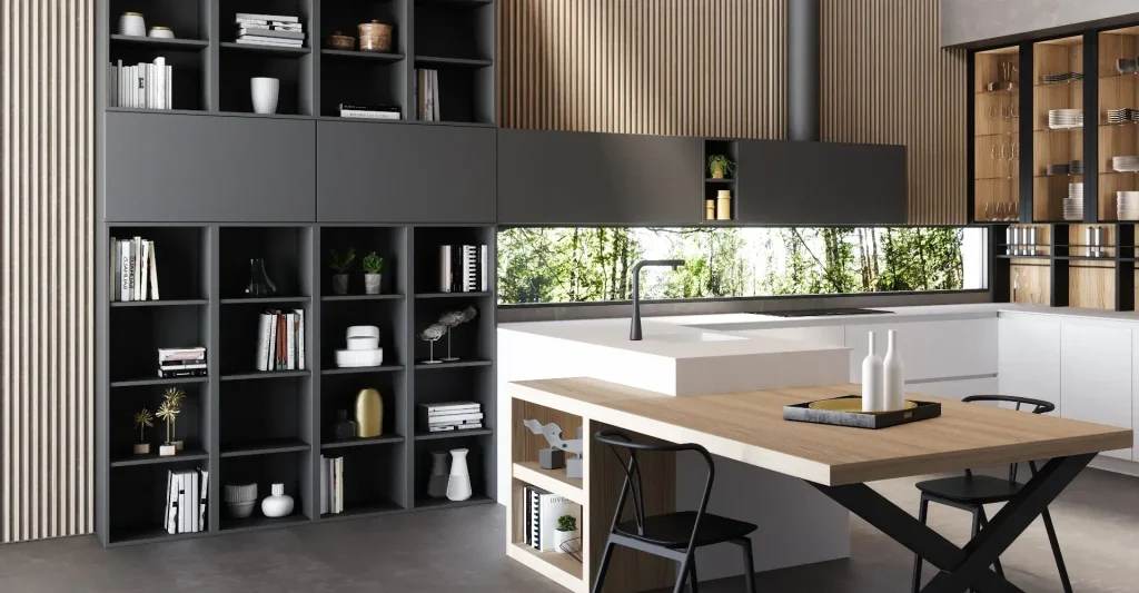 Cocinas blancas y madera en Glogevi Cocinas. Tendencias en cocinas en 2025. Cocinas blancas y madera en Glogevi Cocinas. Tendencias en cocinas en 2025.